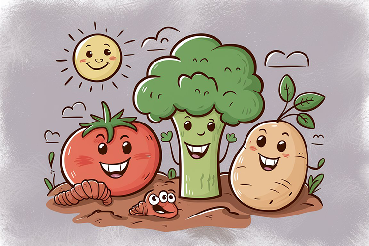 top eco friendly foods tomato broccoli potato